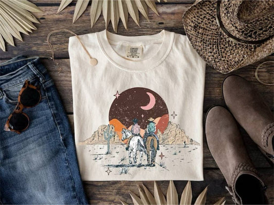 Vintage Western Boho Graphic Tee