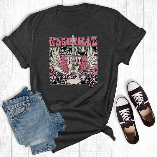 Western Nashville Guitar Charcoal