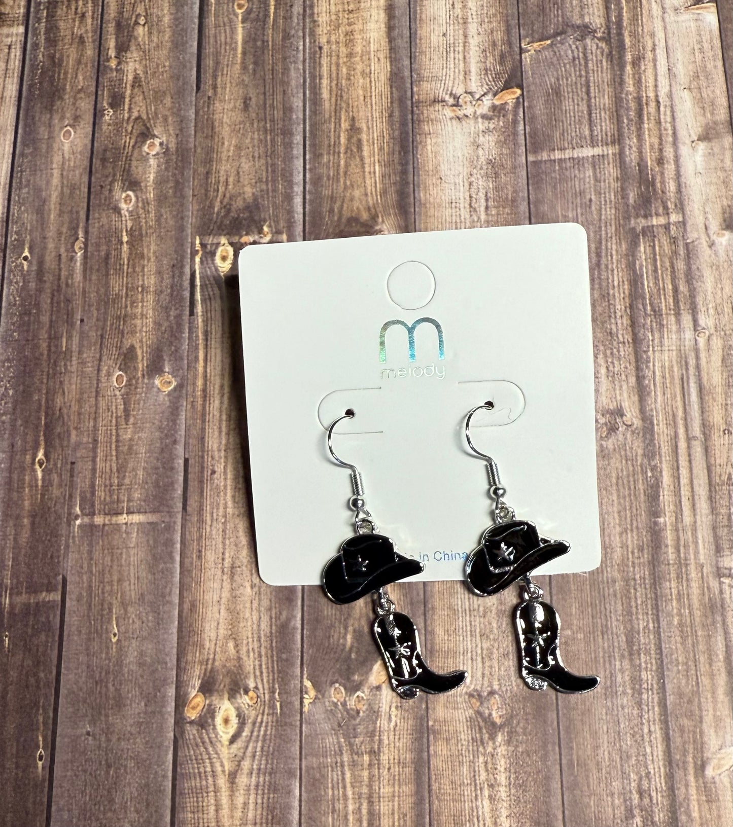 Western Cowgirl Earrings Set
