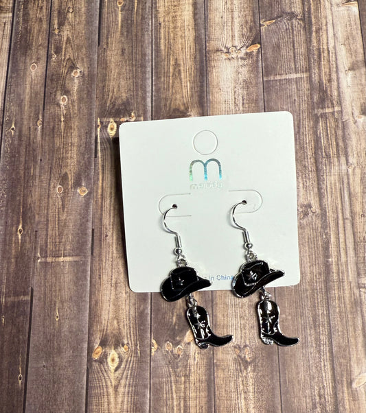 Western Cowgirl Earrings Set