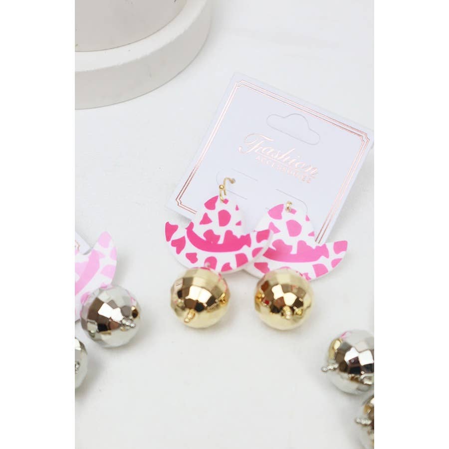 Discoball Cowgirl Earring Sets